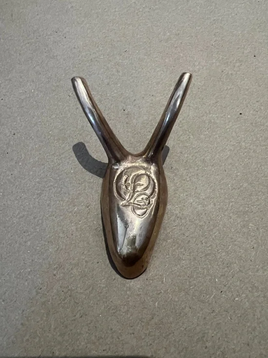 Vintage Fenton Brass Butterfly Holder Home Wall Decor