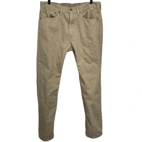 Levi’s 505 Jeans W34 L30 Tan 100% Cotton straight leg