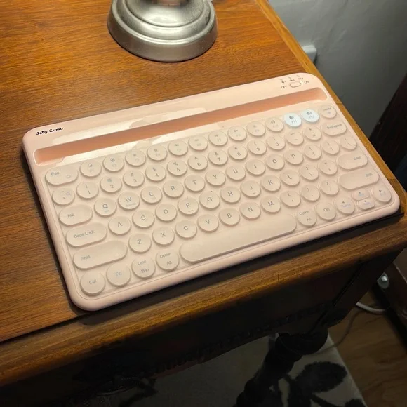 Jelly Comb Bluetooth Keyboard Light Pink