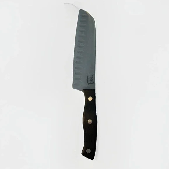 Chicago Cutlery 6.5 inch Santoku Knife Granton Edge Stainless Steel Full‎ Tang