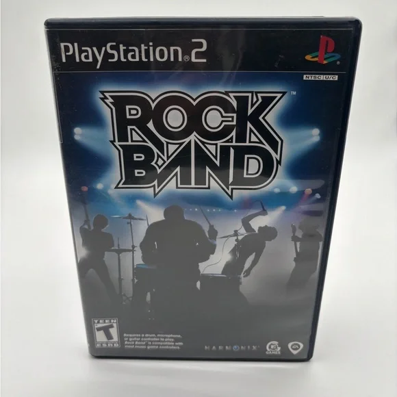 Sony PlayStation 2 Rock Band Game - Black and Blue