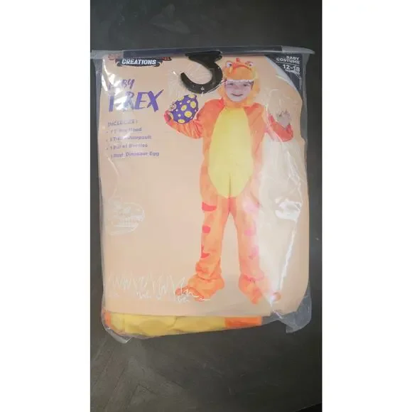 Child Dinosaur Costume, T-Rex Costume Outfit with Egg‎ for Baby Kids Toddler