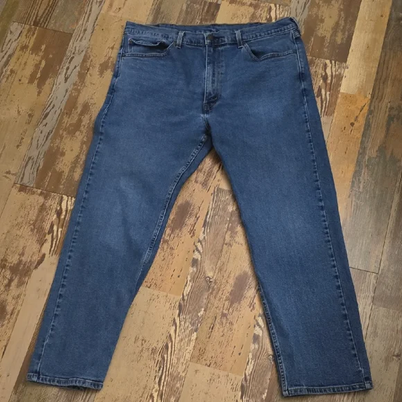 Levi's 505 Straight Leg Denim Blue Jeans Mens Size 38x30‎
