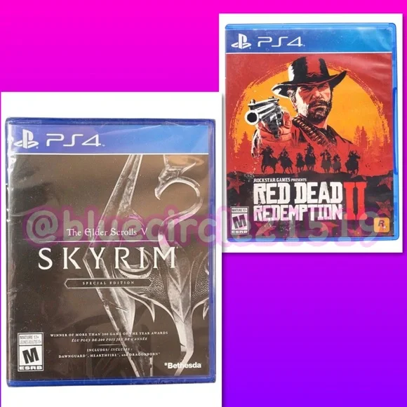 *FREE Sony PlayStation PS4 Video Games 2 Piece Bundle