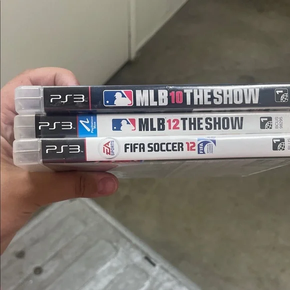Sony PS3 Video Games - MLB 10, MLB 12, FIFA Soccer 12