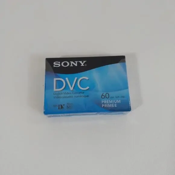 NEW Sony DVC Digital Video‎ Cassette Tape 60 min (L.P.-90) Premium Mini DV -Y