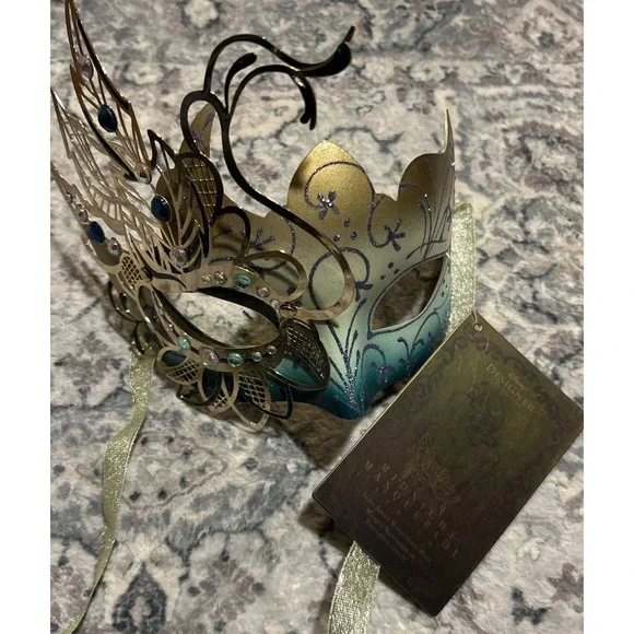 Tiana Midnight‎ Masquerade Mask Adults Designer Collection Halloween Mardi Gras