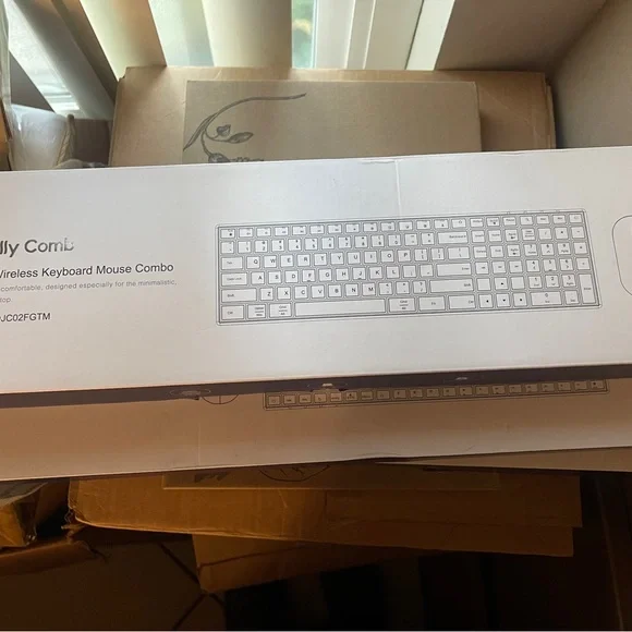 Jelly Comb Blacklit Wireless Keyboard and Mouse Combo