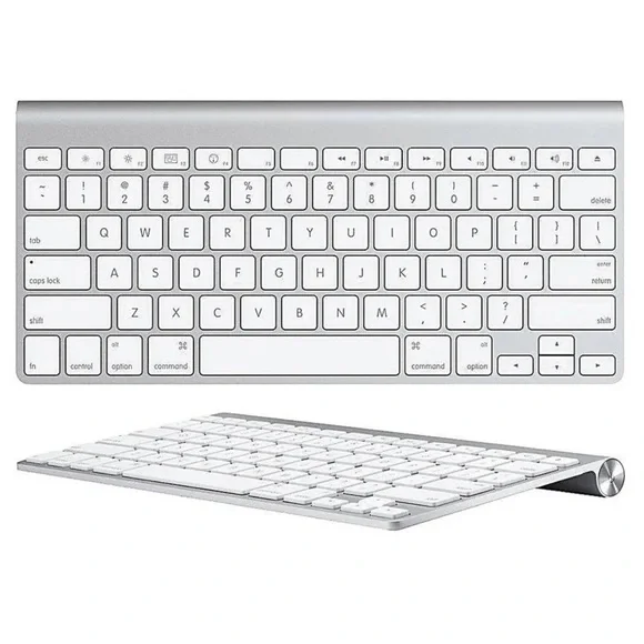 Apple Wireless Bluetooth Keyboard Aluminum iMac Mac Mini A1314 MC184LL/B AA +