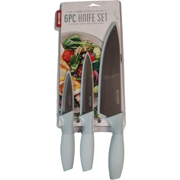AR+Cook 6‎ Pc Knife Set 3.5