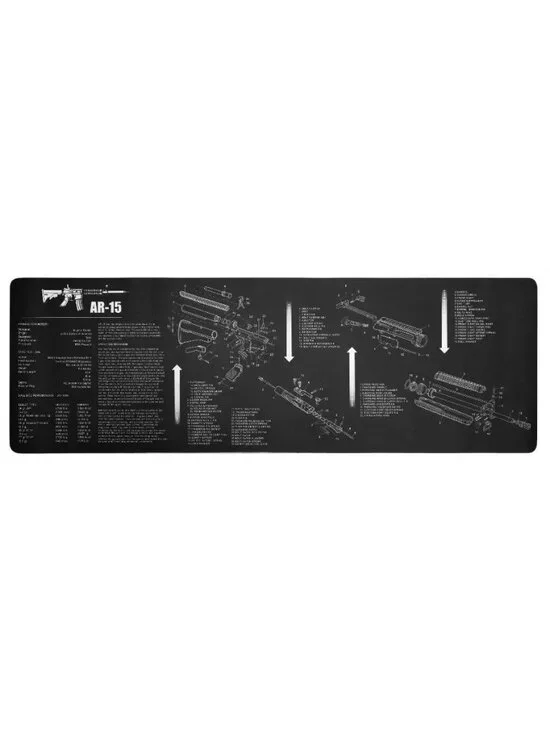 Gun Cleaning PU Leather Mat Parts Mouse Pad 31