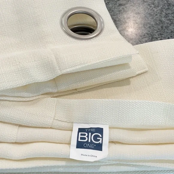 2 sets grommet drapes. The Big One Kohls.