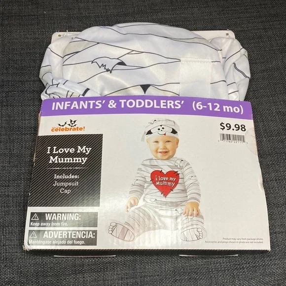 🎀 5 for $25 🎀 Mummy, Halloween costume I love my mummy. Size 6 to 12 months.