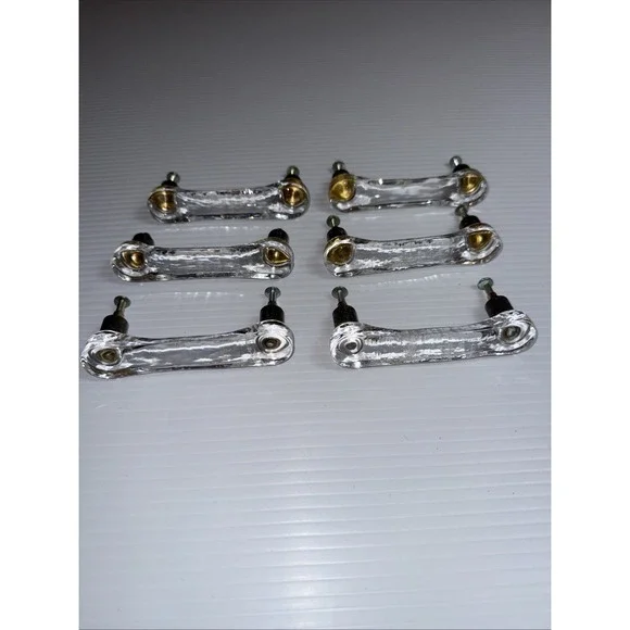 6‎ CLEAR GLASS Brass 4.25