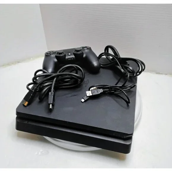 Sony PS4 Slim 1TB Console Bundle With Controller & Cables