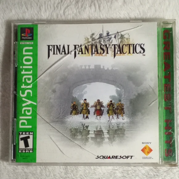 Sony PlayStation Final Fantasy Tactics - Green and White