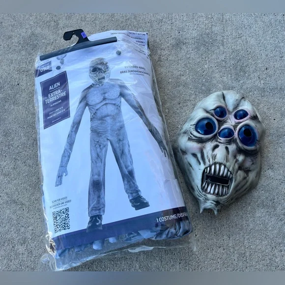 Alien Extra-Terrestrial Kids Halloween Costume