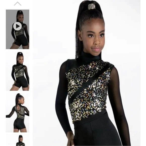 Weissman Ain't Nothing Wrong With That 11731 Girls Jazz Dance Costume‎ Size SA