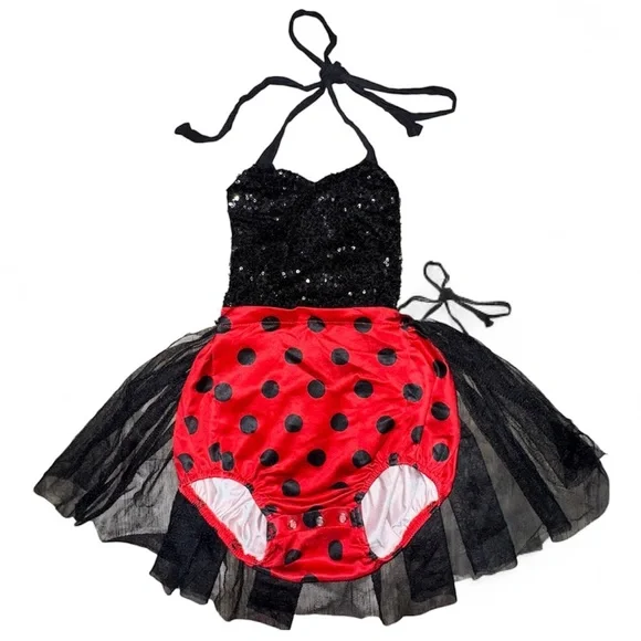 Ladybug Kids Costume - Red and Black