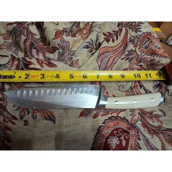 Cangshan 7-Inch Santoku Knife X50CrMoV15 (59762)German Steel With White Handle