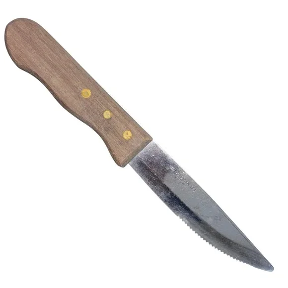 Boones Long‎ Lake Inn | Walco Stainless Steel Serrated Steak Knife | Wood Handle