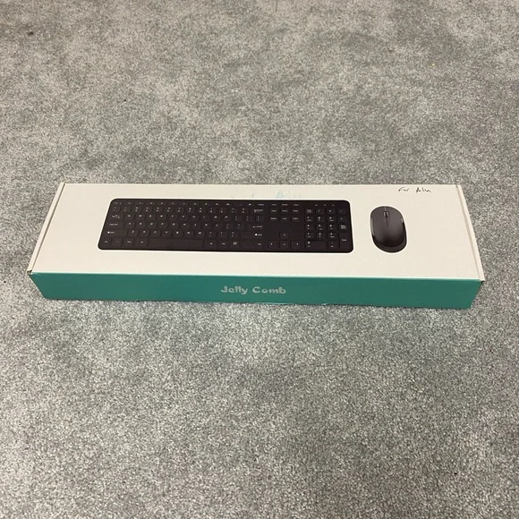 Black Wireless Keyboard and Mouse Combo