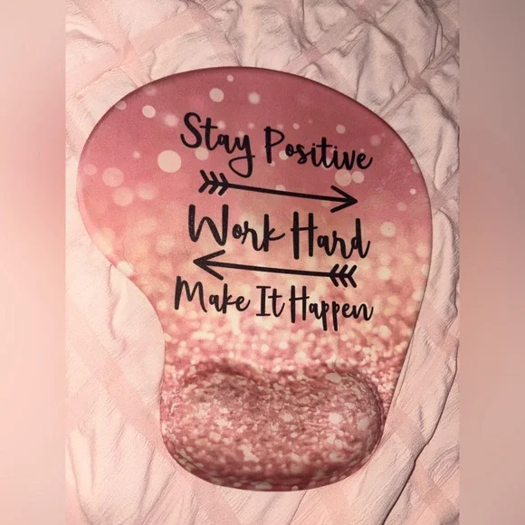 Inspirational Pink Mouse Pad