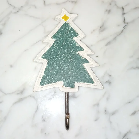 Christmas Tree Winter Holiday Evergreen Tree Key Hook/Stocking Hook COPY