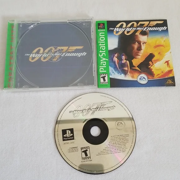 PS1 Sony Playstation 007 The World Is Not Enough Video Game