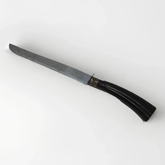 VINTAGE CARVING KNIFE BAKELITE HANDLE HAMBROCO STAINLESS STEEL RETRO Grannycore