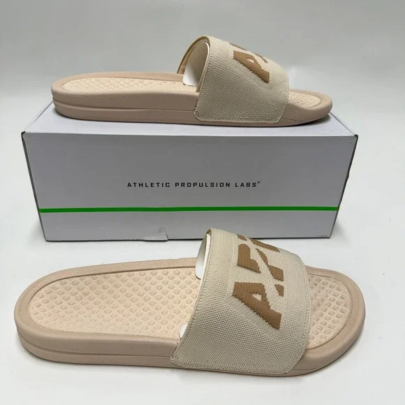 APL Athletic Propulsion Labs Men 11 TechLoom Slide‎ Warm Silk Caramel NEW