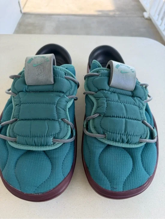 Nike Offline 3.0 Men 10 Mule Slippers Dark Teal Green-Bicoastal-BlackDJ5226-300