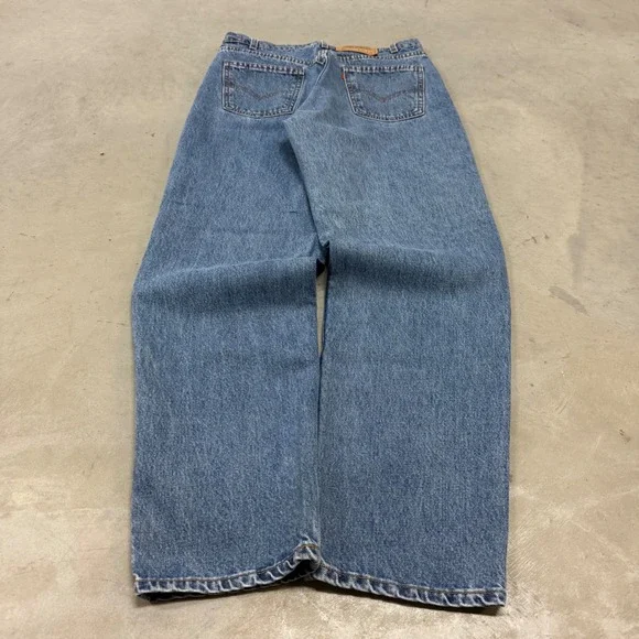 Vintage 80s Levi's 550 Orange Tab Denim Jeans‎
