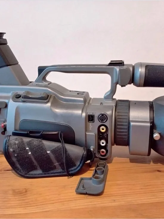 Sony Silver Gray Camcorder with Composite AV Ports