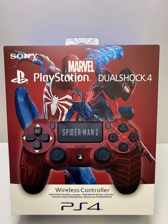 Sony DualShock 4 Wireless Controller - Red Spider-Man 2 Edition