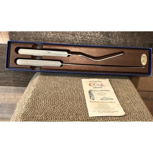 Vintage‎ Carvemaster by Case #P301SS Carving Set Original Box