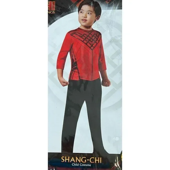 Marvel Legend of the Ten Rings Shang-Chi Halloween Costume‎ Boys Small 4-6 NWT