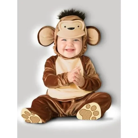 NEW InCharacter Infant Baby Mischievous Monkey Costume