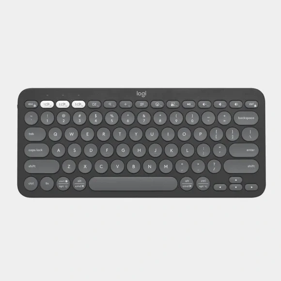 Logitech Pebble Keys 2 K380S Computer Keyboard Graphite
