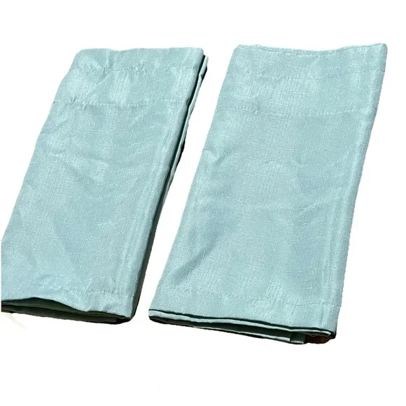 Set of‎ 2 Mainstay TEAL / AQUA Valances 56