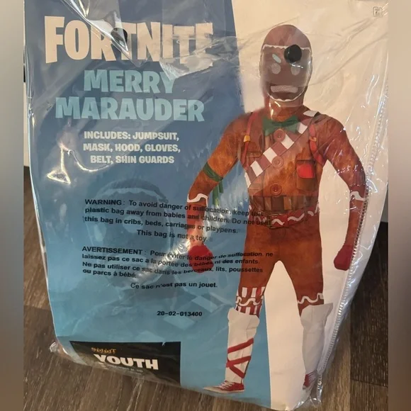 FORTNITE Merry Marauder costume - Youth M (8/10)