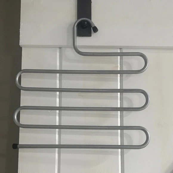 Modern Silver hanger for closet consolidation