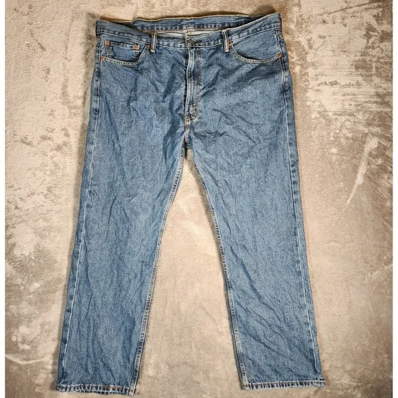 Levi's 505 Jeans Men's 42X30 Blue Straight Regular Fit‎