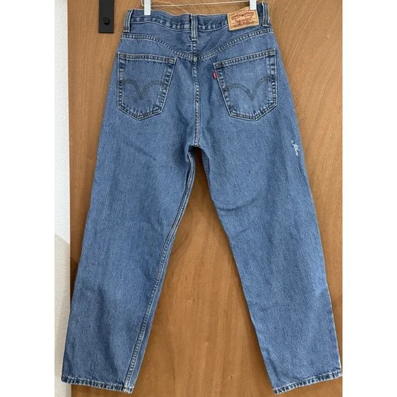 Y2K Levi's 550 Relaxed Fit 34x30(32x29) Stone Washed Denim Tapered 2009