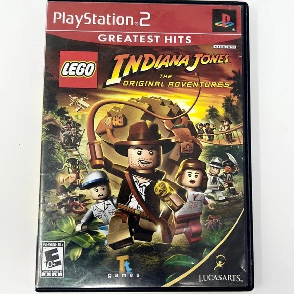 Lego Indiana Jones The Original Adventures Sony PlayStation 2 PS2 Greatest Hits