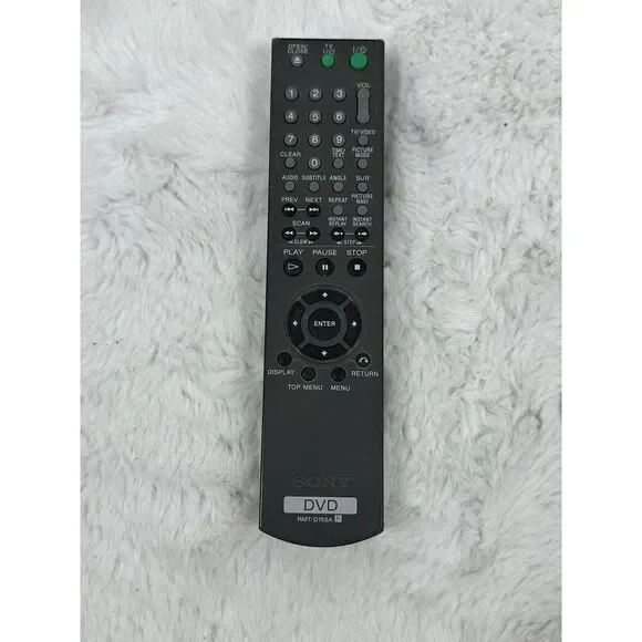 Sony‎ DVD RMT-D152A Remote Control for RMTD175A RMT-D165A RMT-D165P RMT-D166P
