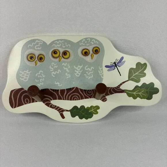 Ikea Vandring Wall Hanging Coat Rack Peg Hook Owl Woodland Dragonfly Nursery Kid