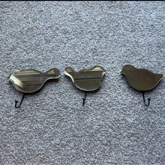 Mirror Bird Wall Hangers