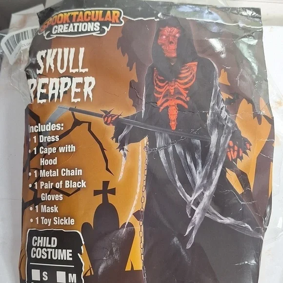 Spooktacular Creations Skull Reaper Halloween Costume