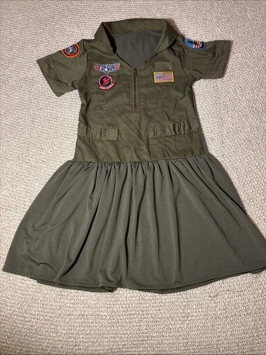 Top Gun Flight Dress Child Costume